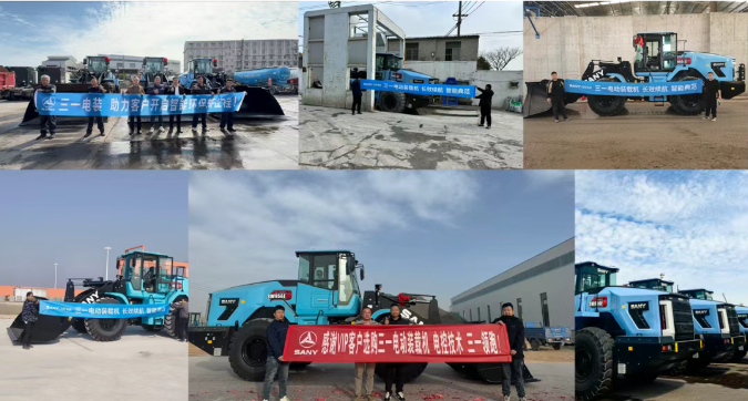 xúc lật điện sany