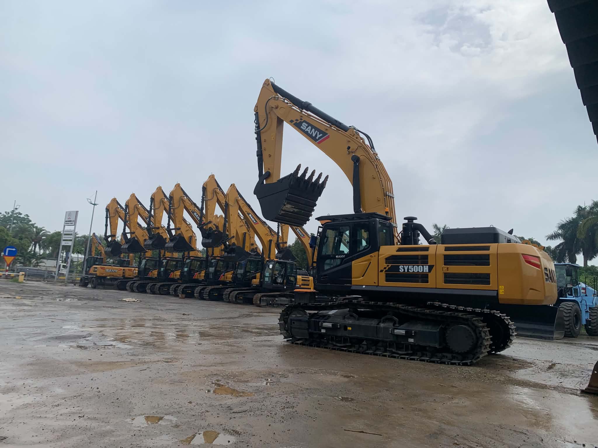 máy xúc sy500h