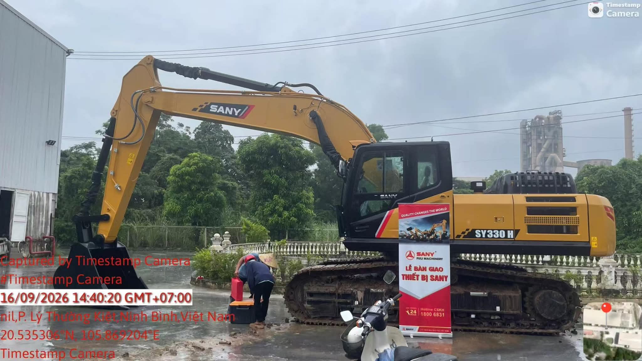 máy xúc sy330h tại hà nam