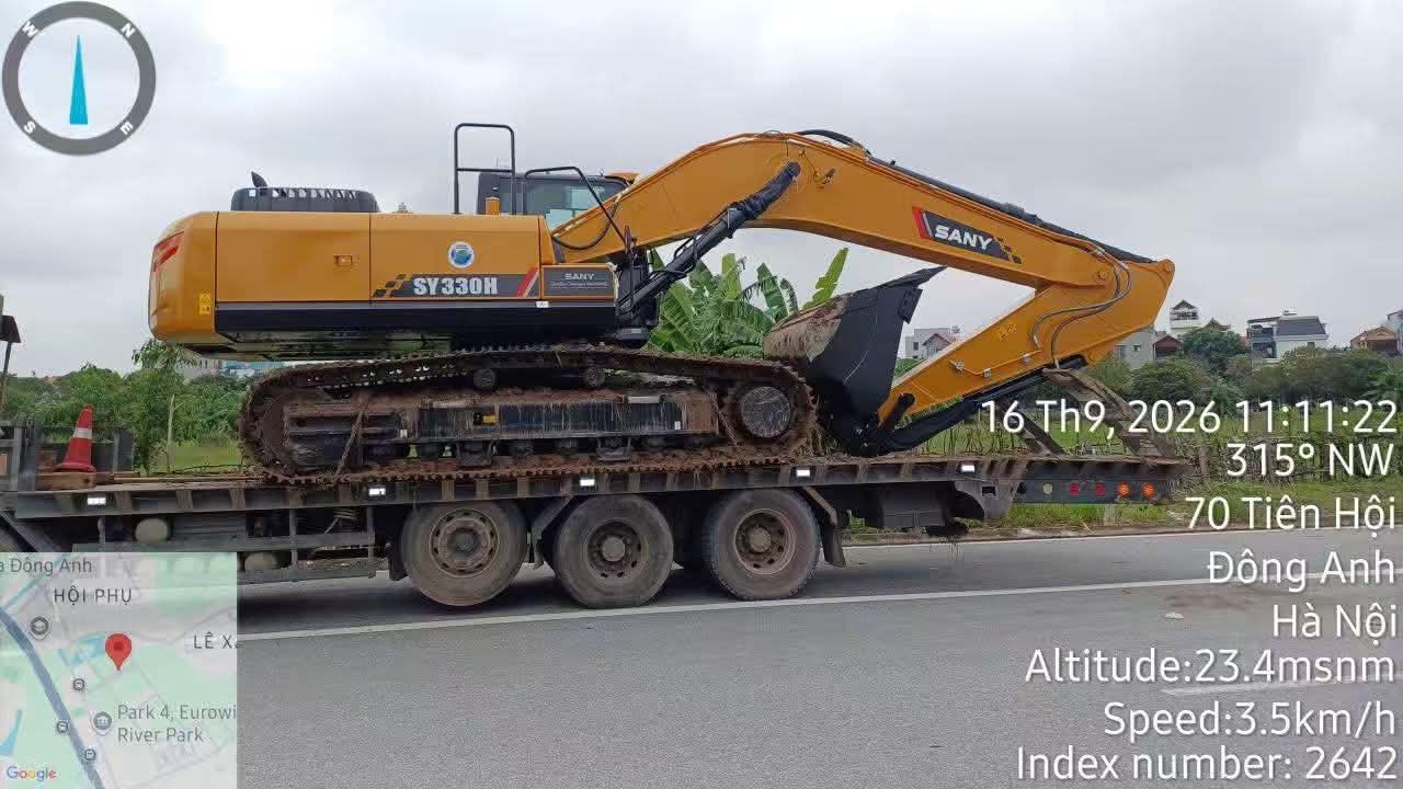 máy xúc sy330h