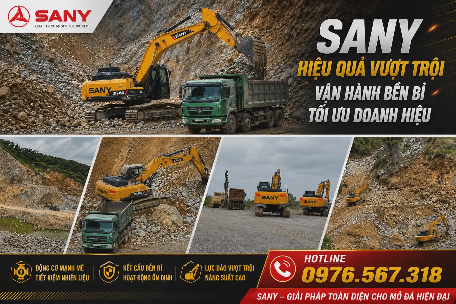 máy xúc sany