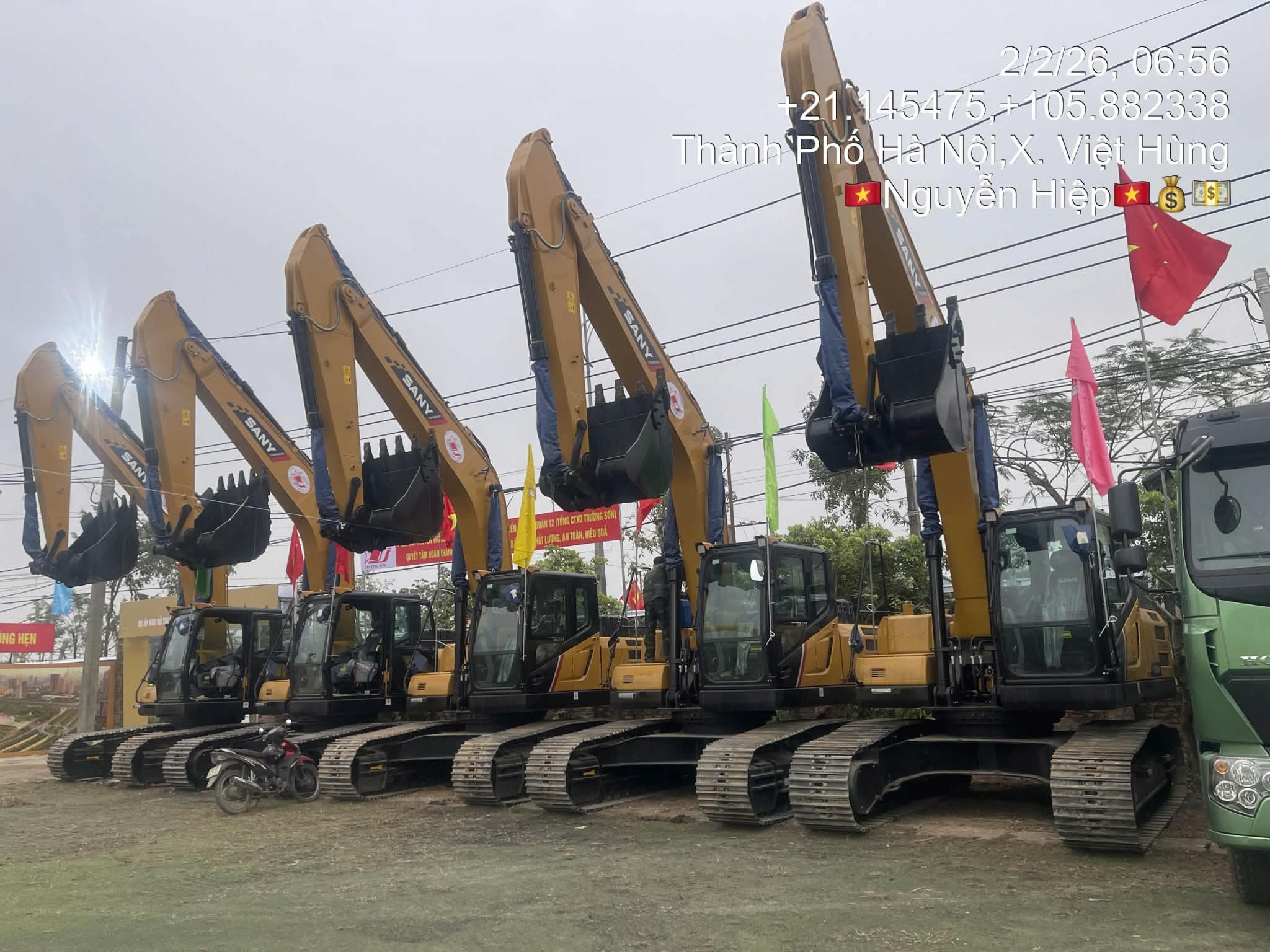 máy xúc sany