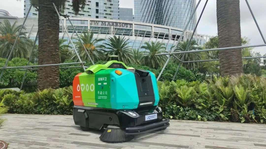 Robot vệ sinh thông minh tại Thâm Quyến, Trung Quốc