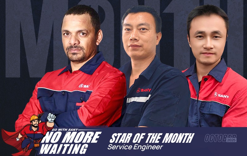 Cam kết Dịch vụ của SANY trên toàn thế giới - NO MORE WAITING