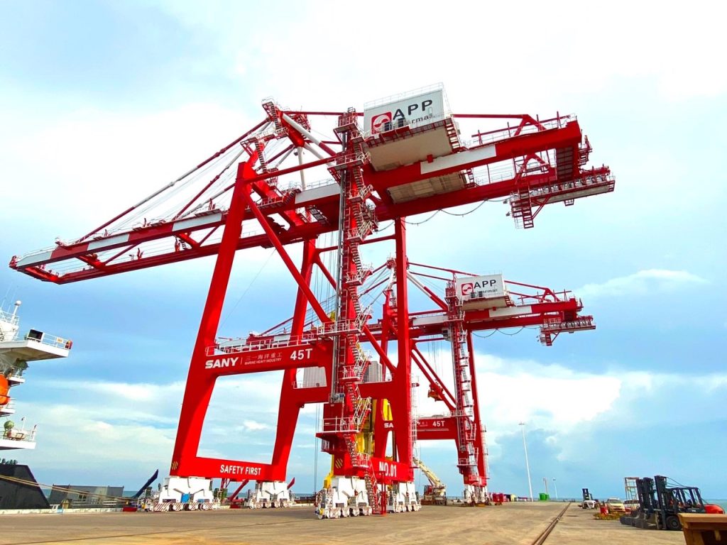 Cẩu Giàn sanyglobal (Container gantry crane )