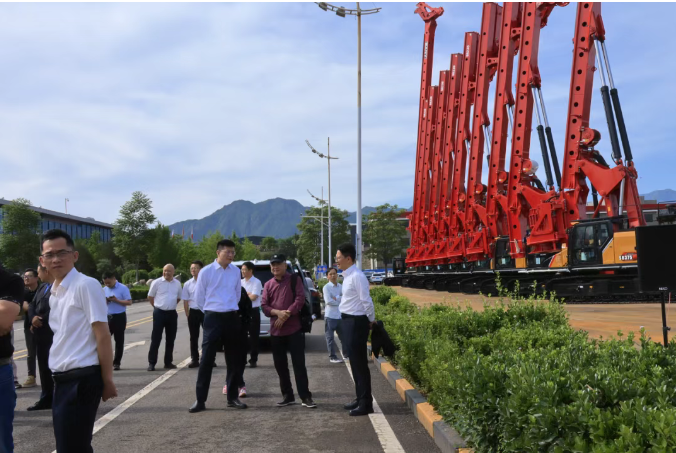 Máy khoan cọc nhồi điện SANY SR435E chính thức xuất xưởng