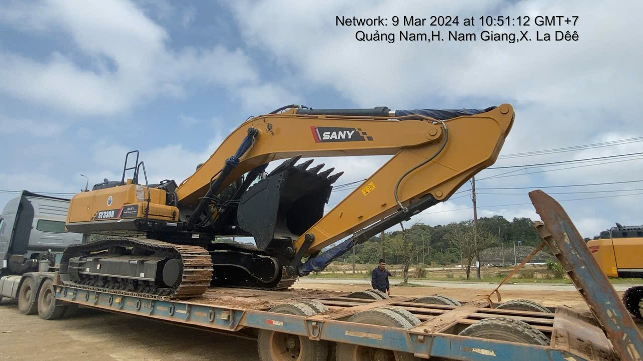 Đăng kiểm máy xúc SY330H