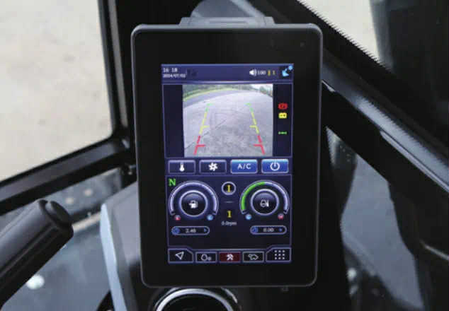 màn hình chính máy xúc