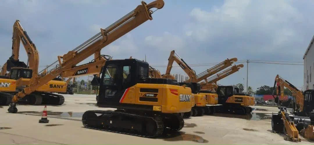 Máy xúc đào SANY cần Telescopic thụt thò