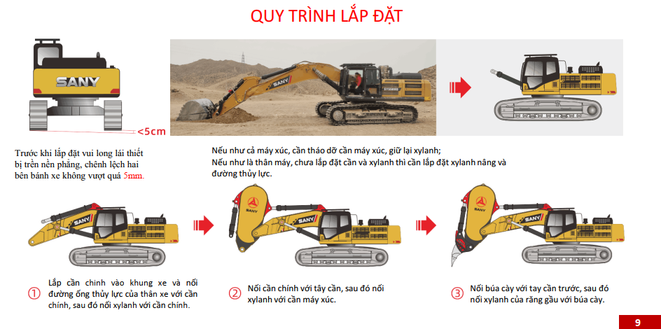 máy xúc sany