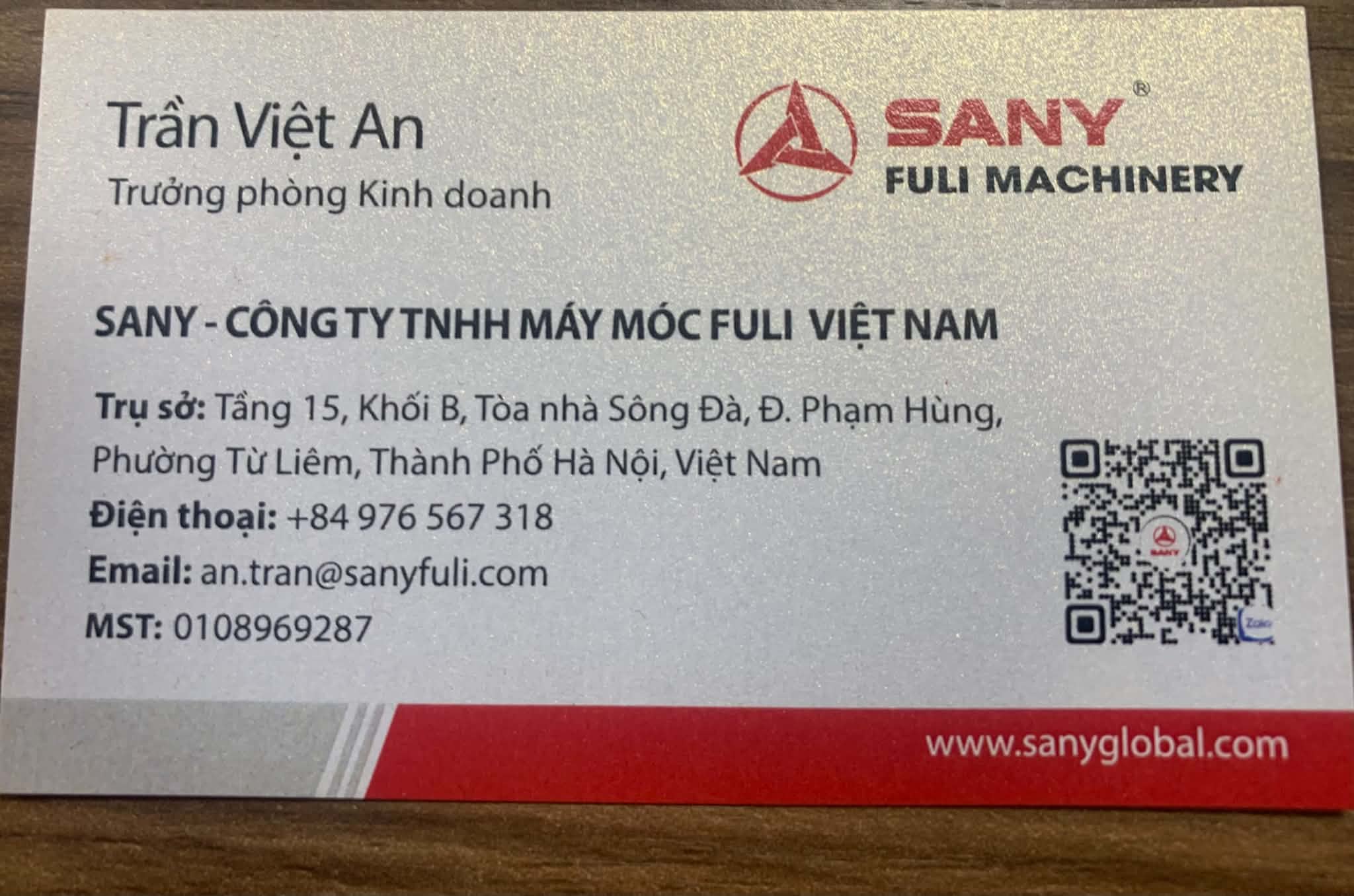 namecard trần việt an