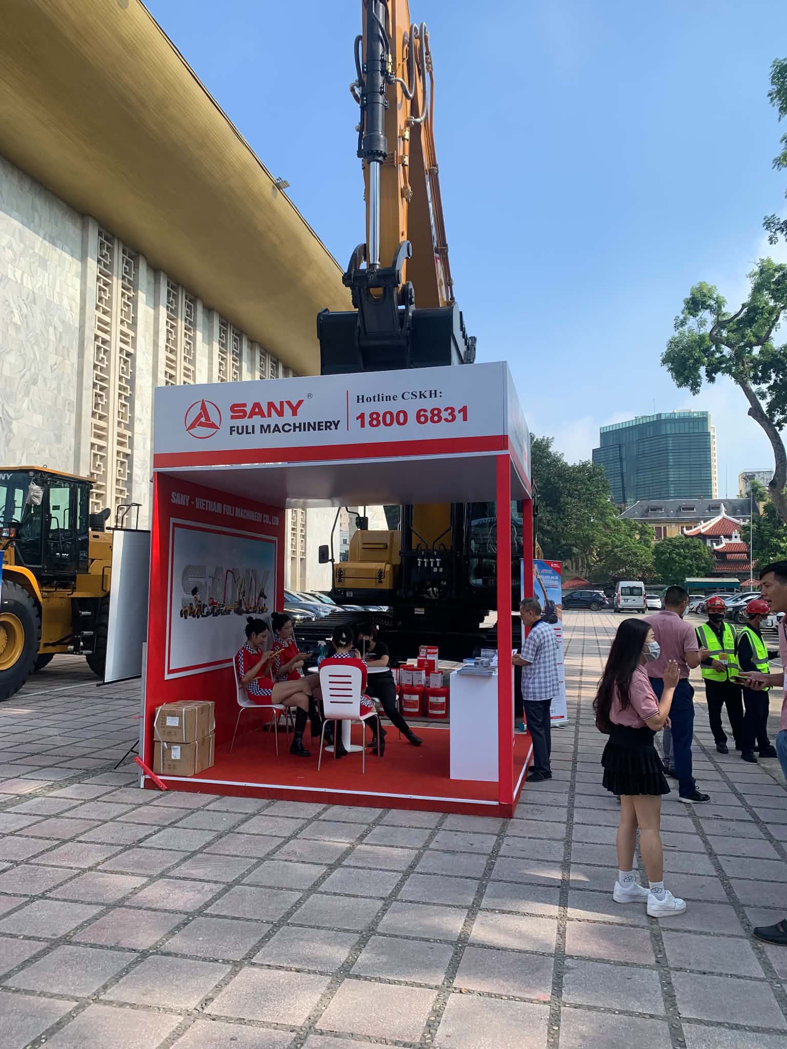 gian hàng sany 2022