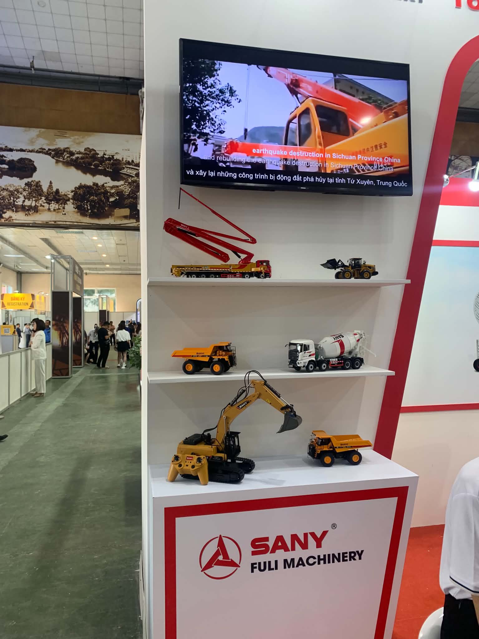 gian hàng sany 2022