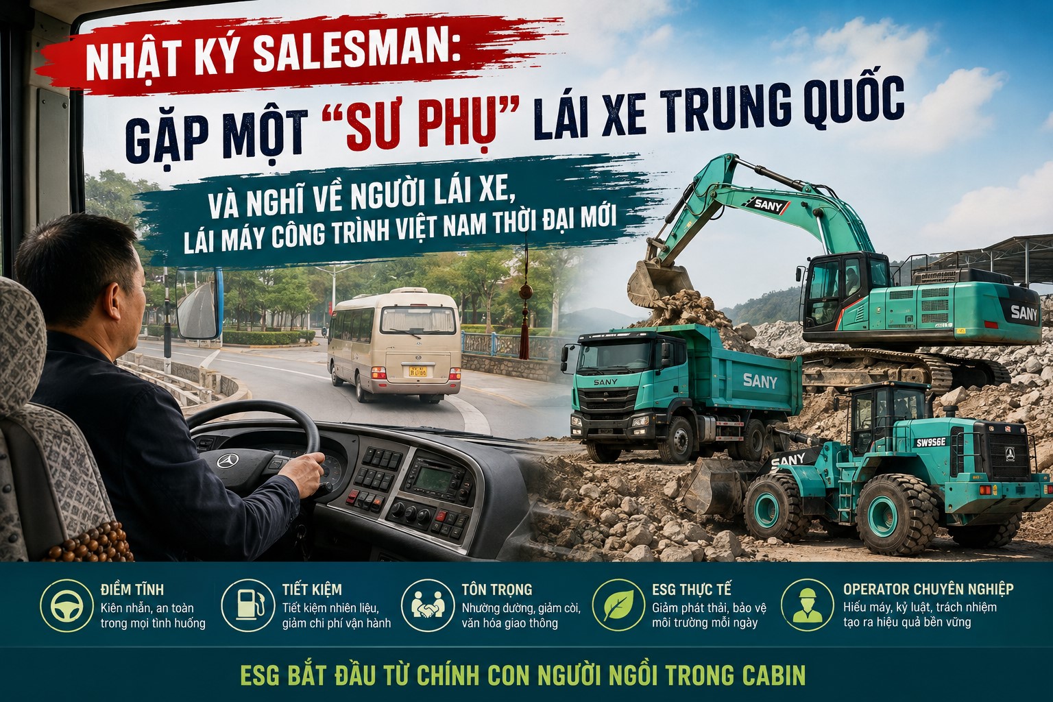 Nhật ký salesman: Gặp một “sư phụ” lái xe Trung Quốc