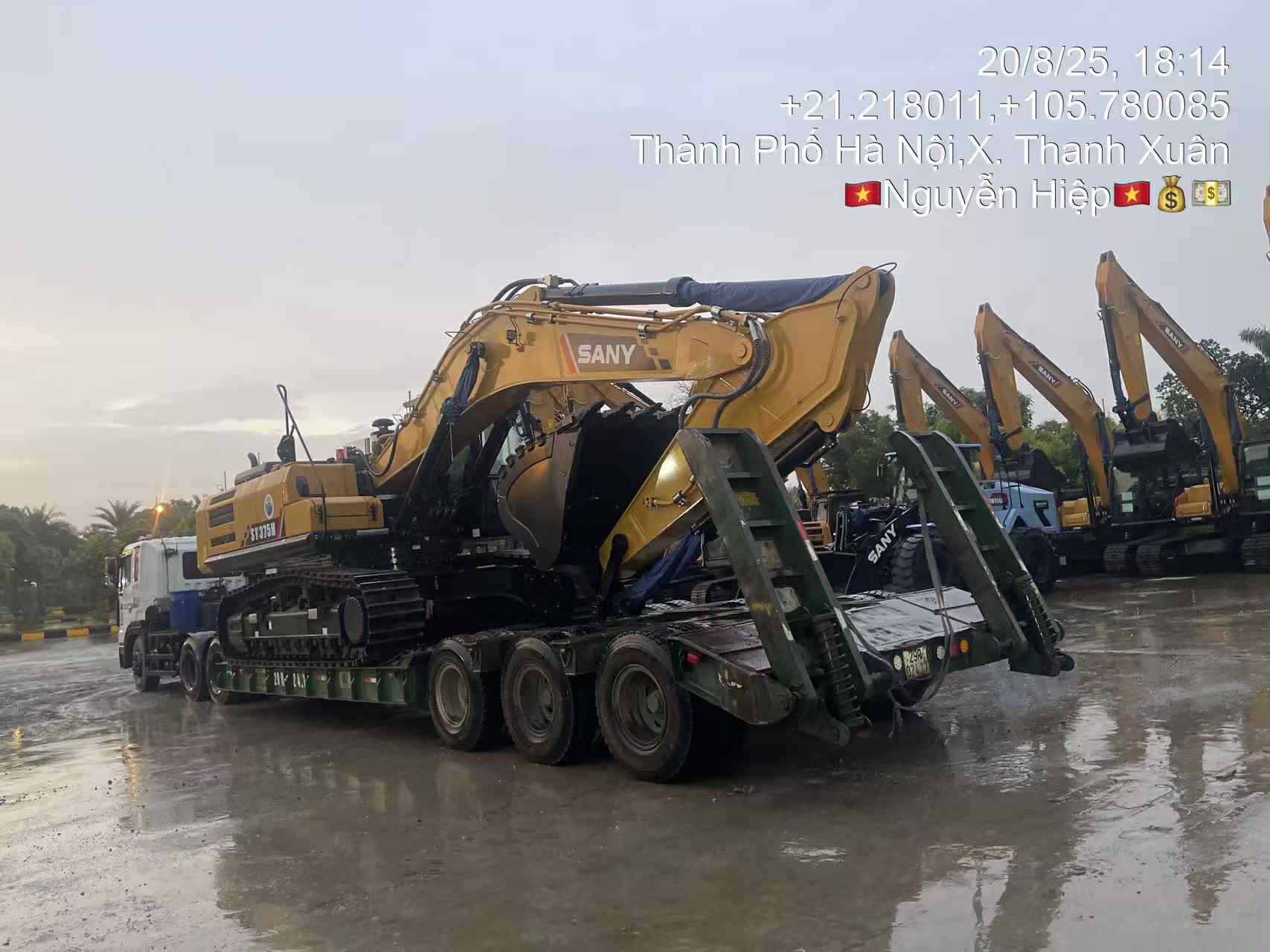 máy xúc sy375h
