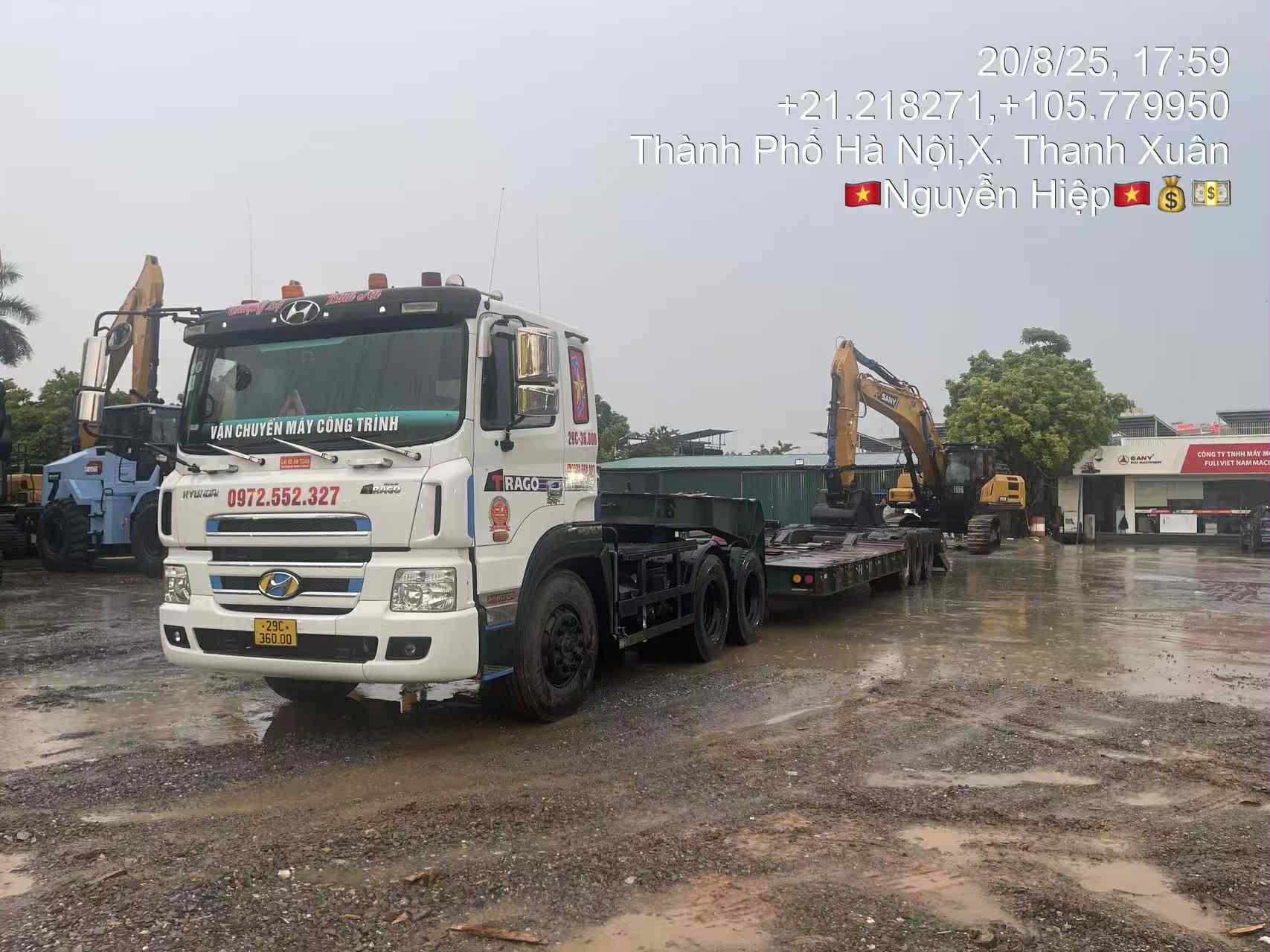 máy xúc sy375h