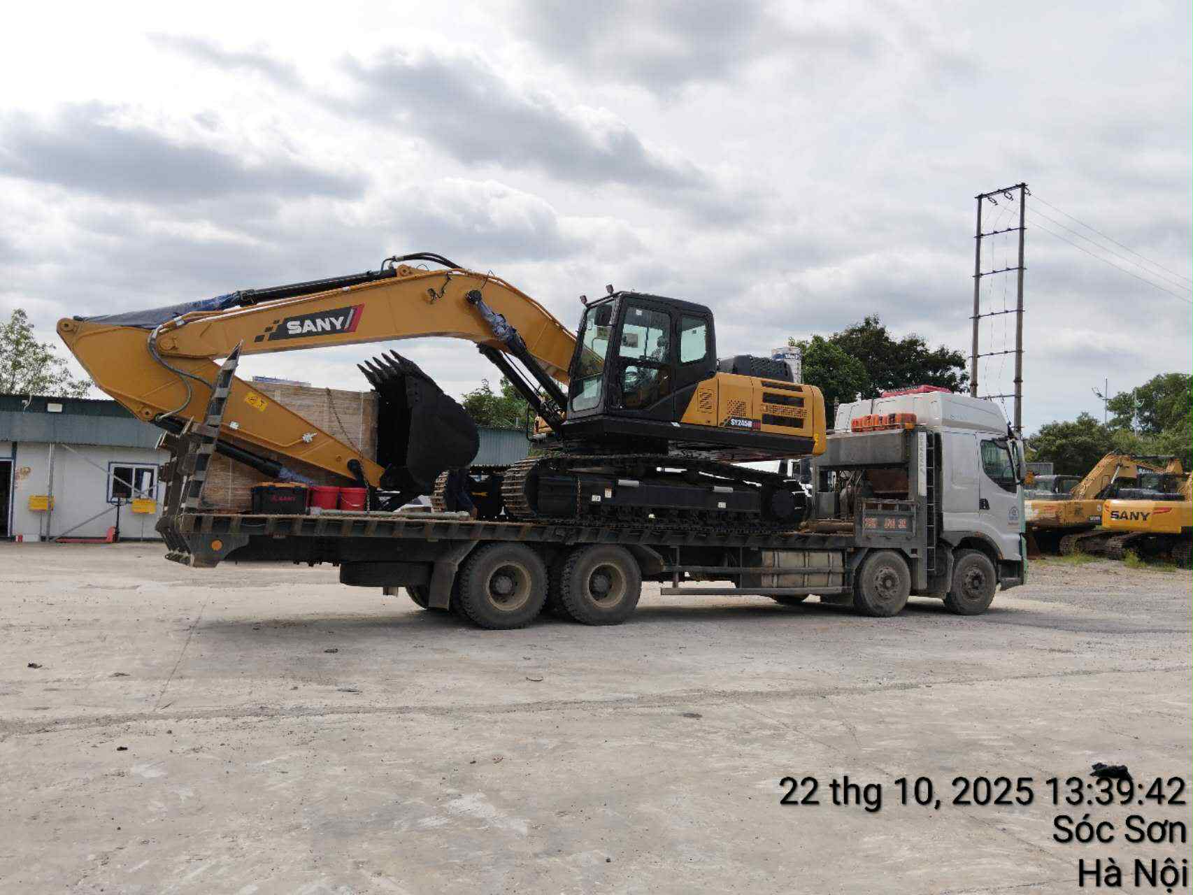 máy xúc sany
