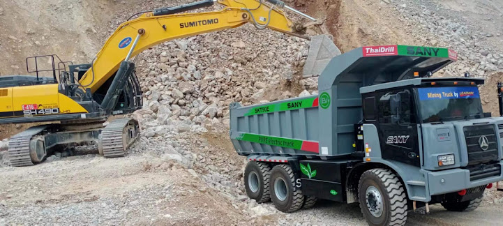 Xe tải chạy điện SANY SKT90E- Đón đầu công nghệ, Tân vương ngành mỏ