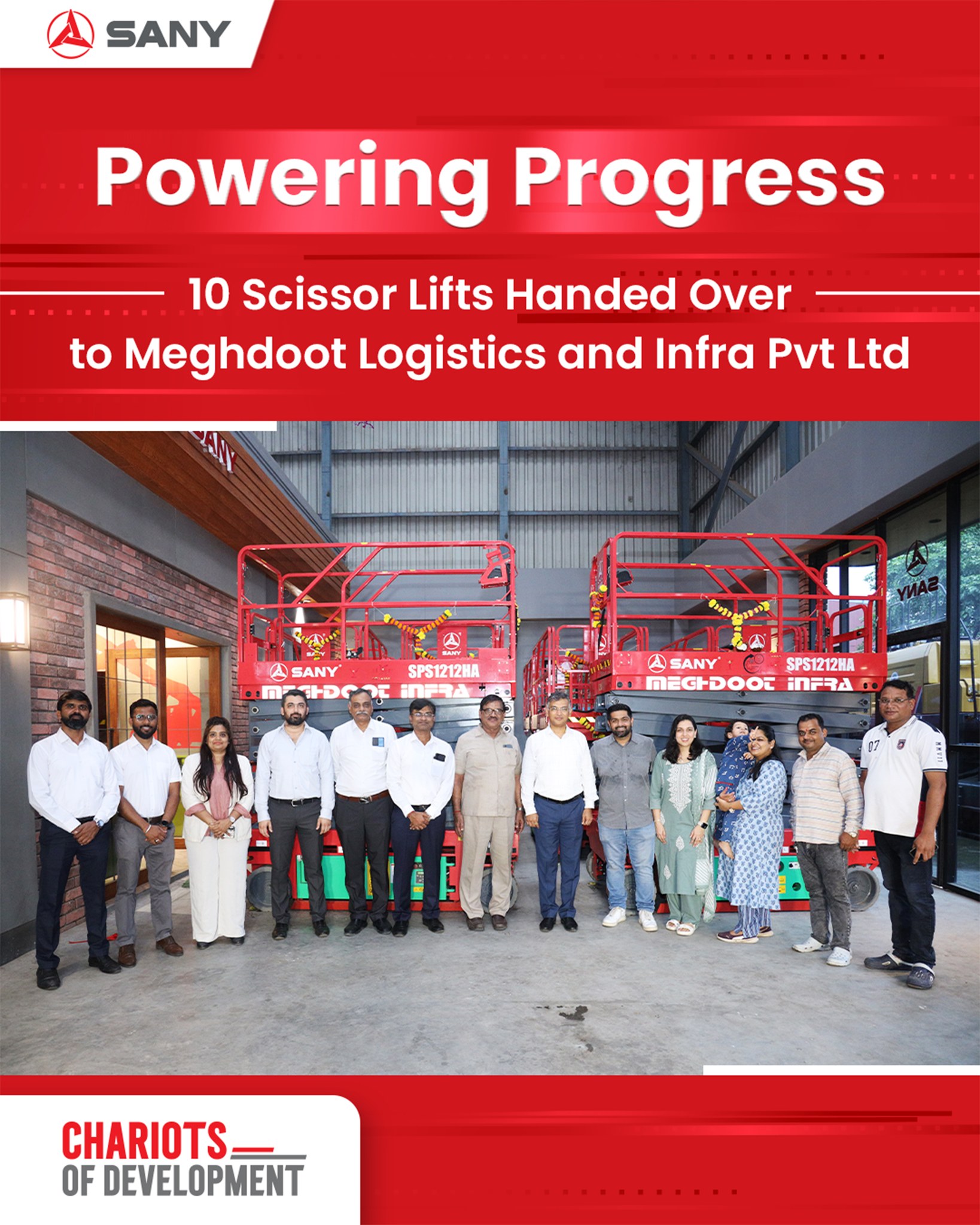 xe nâng người cắt kéo SANY SPS1212HA