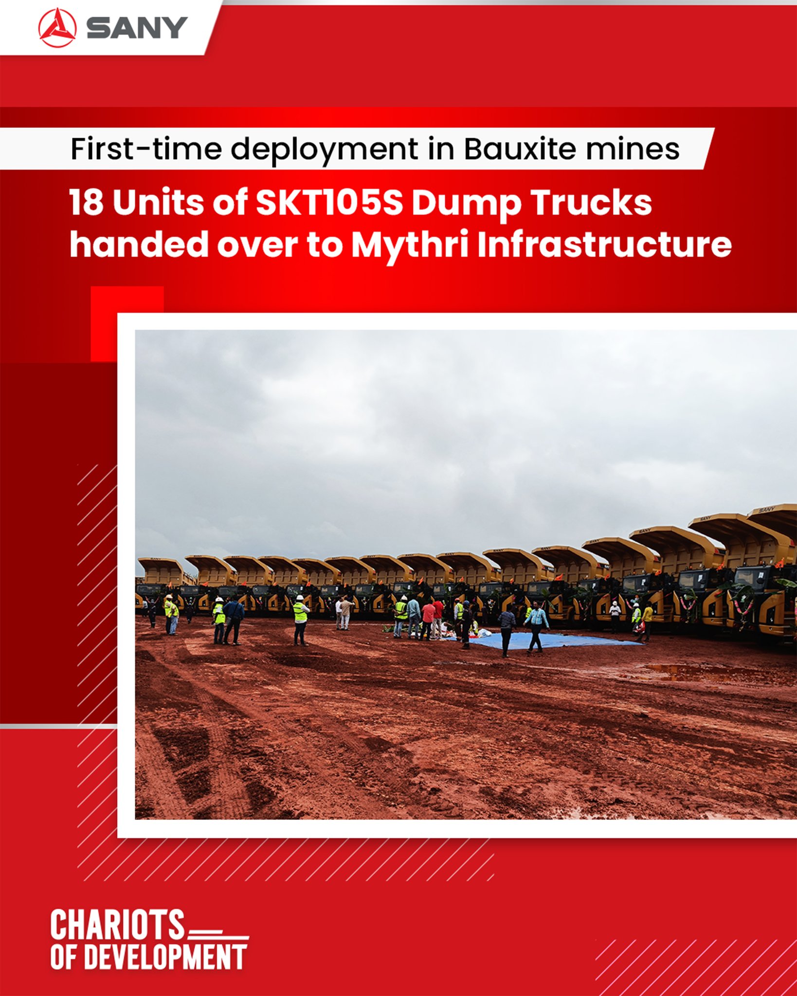 bàn giao xe tải mỏ skt105s