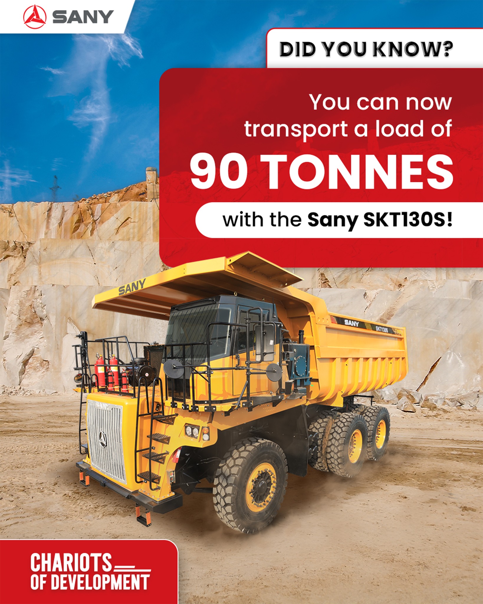 BạnCóBiết: Giới thiệu về Xe tải mỏ khai thác SANY SKT130S