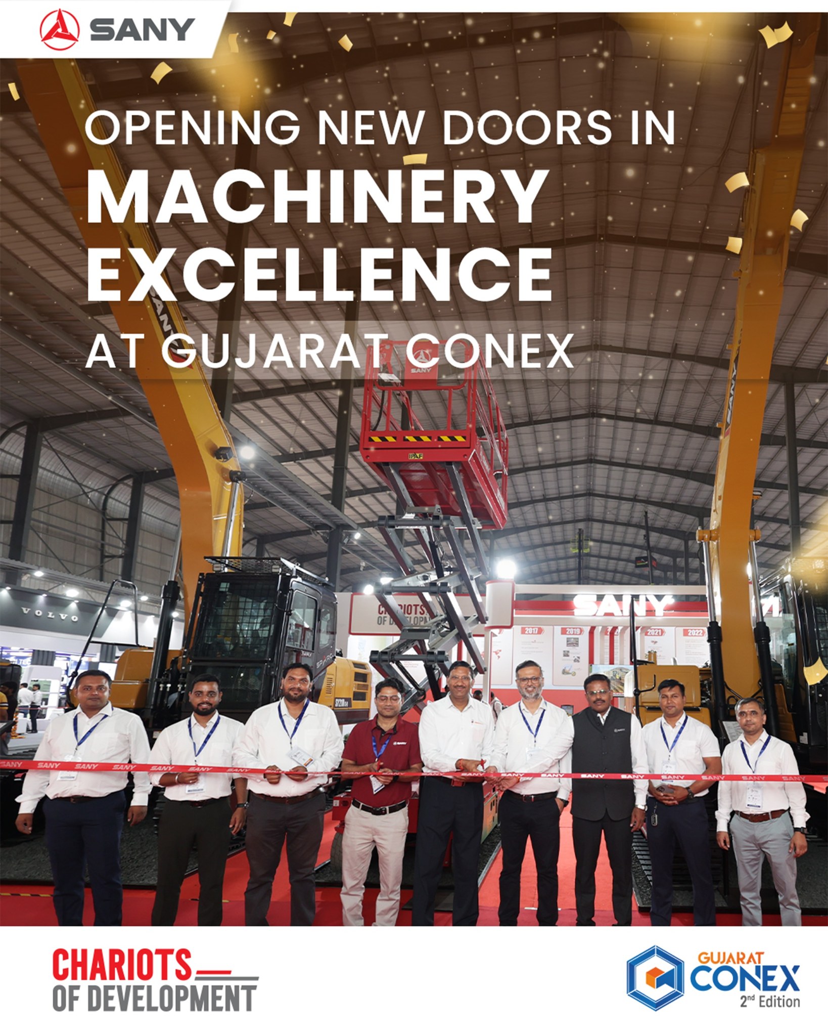 Sany Ấn Độ tự hào tham gia Gujarat Conex