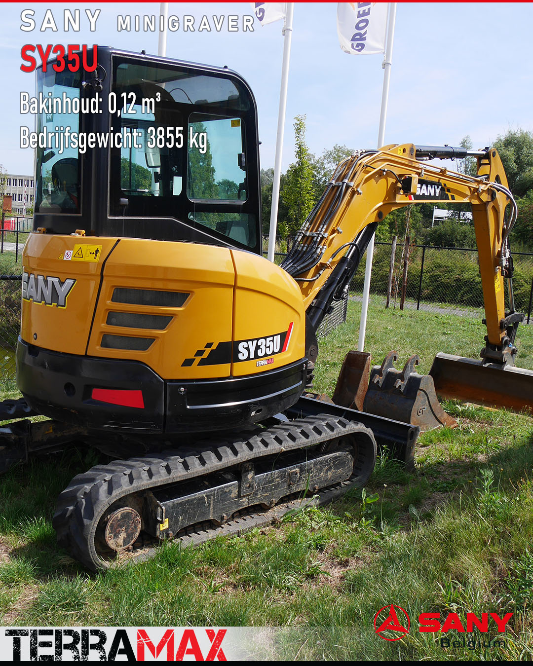 TERRAMAX Đại lý máy xúc SANY tại Vương quốc Bỉ