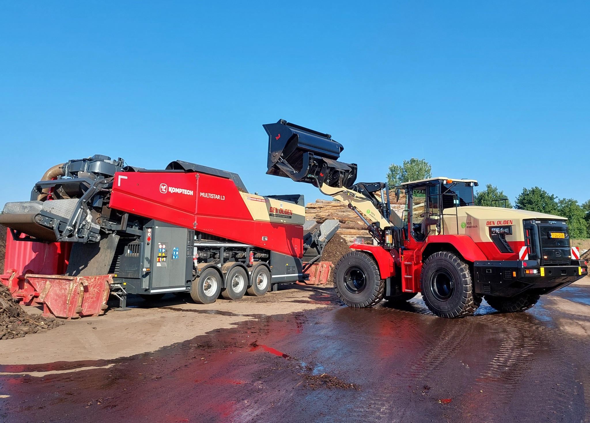 xúc lật điện sany