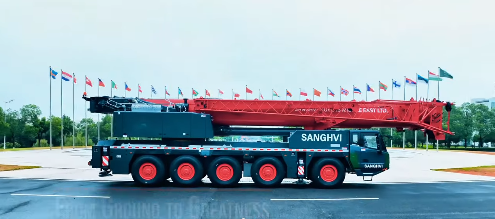Bàn giao cần cẩu SANY cho đối tác – Sanghvi Movers Middle East Limited
