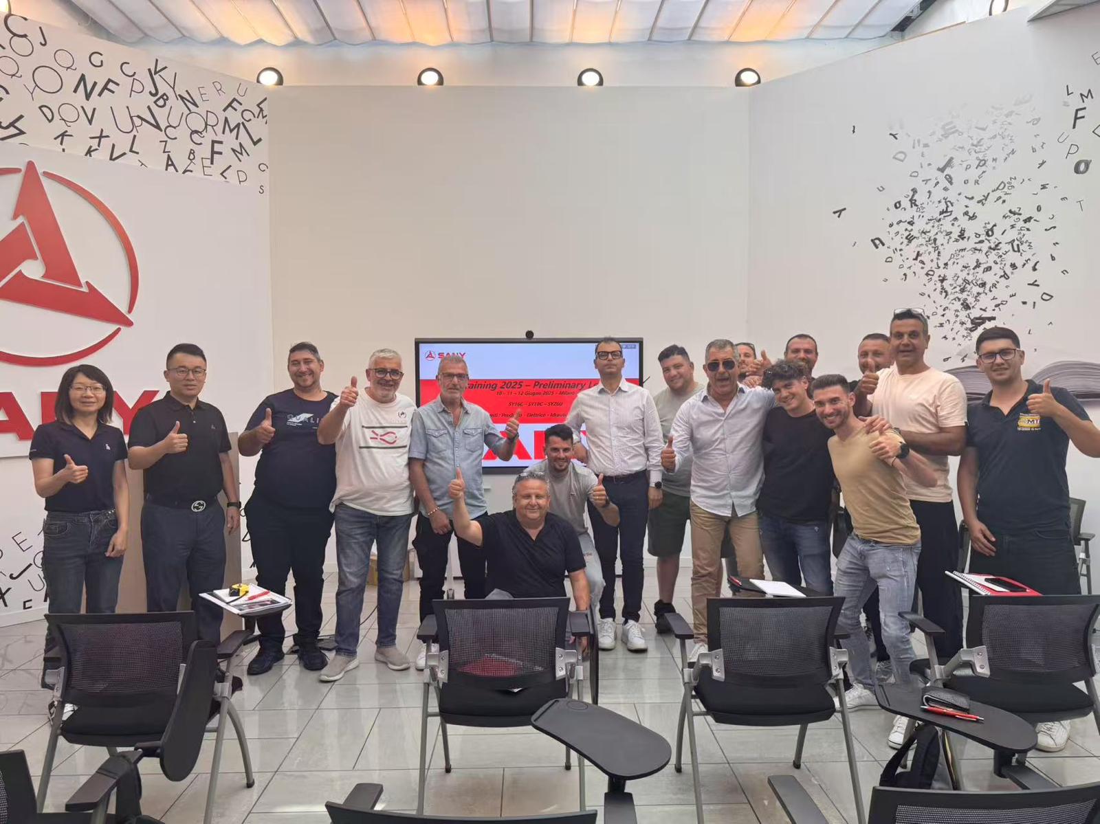 ✅Khóa đào tạo SANY Italy: thành công rực rỡ!