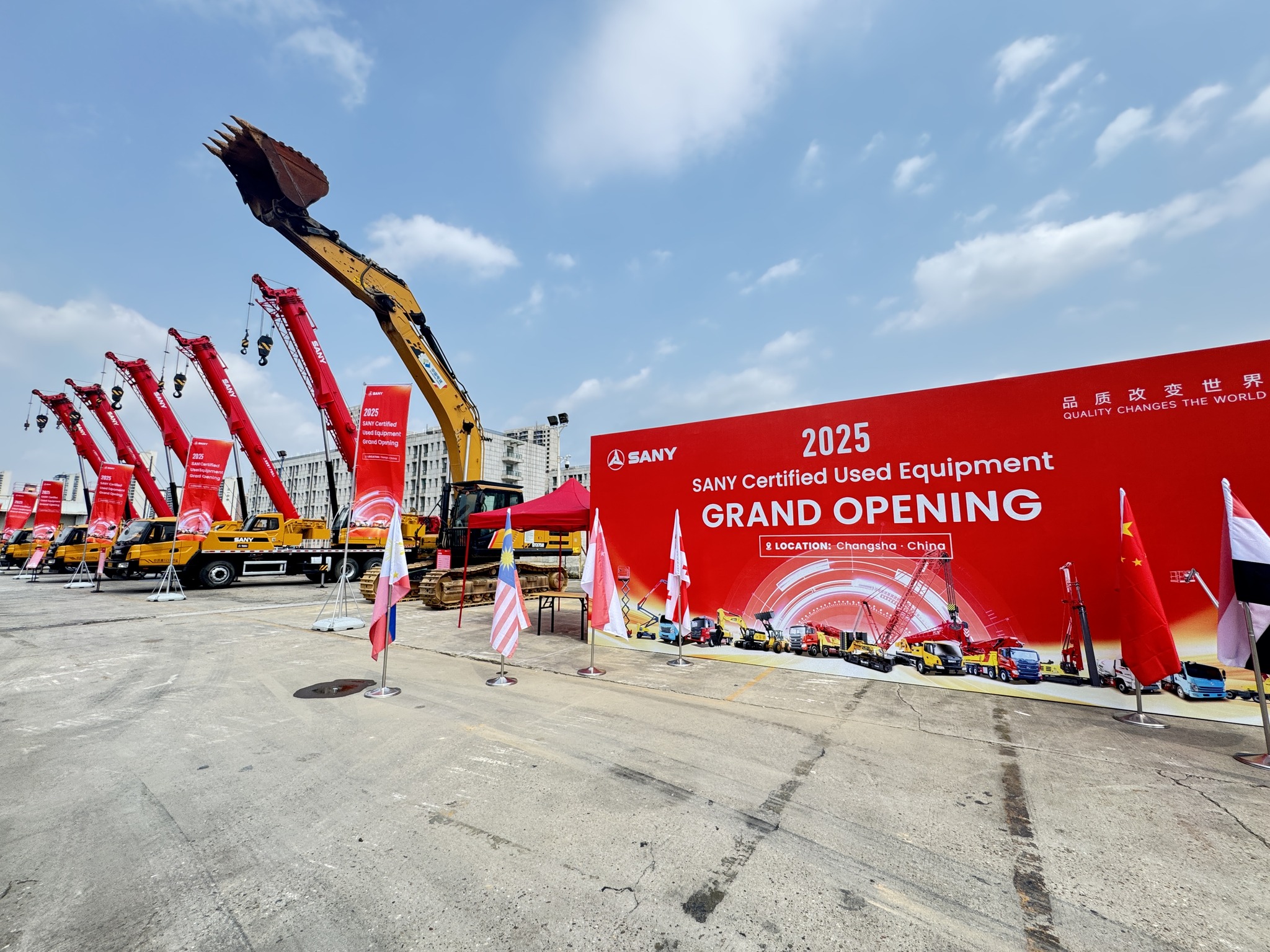 Lễ ra mắt chứng chỉ SANY certified Used Equipment