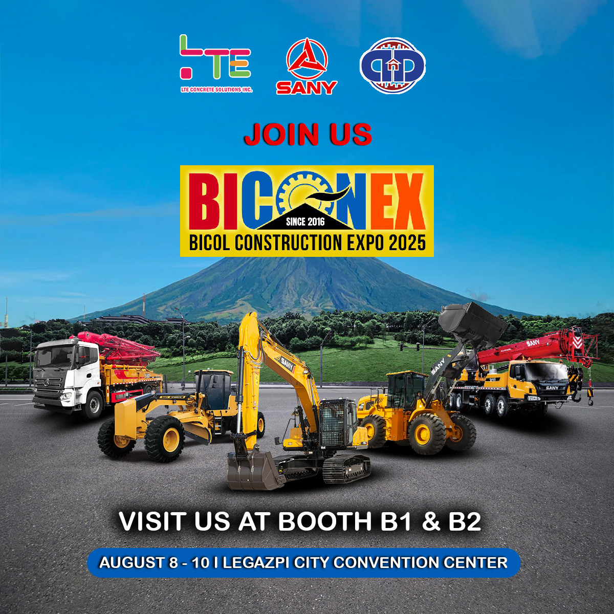 SANY Philippines : BICONEX 2025! Hãy tham gia cùng chúng tôi và các đối tác