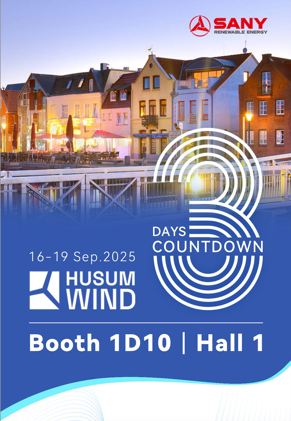 SANY R.E. tham dự Triển lãm Husum Wind 2025