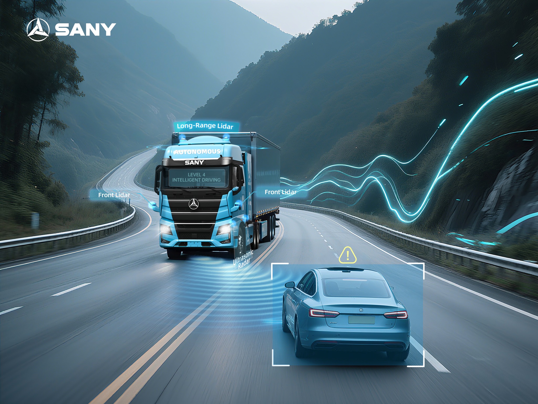 xe tải tự lái SANY