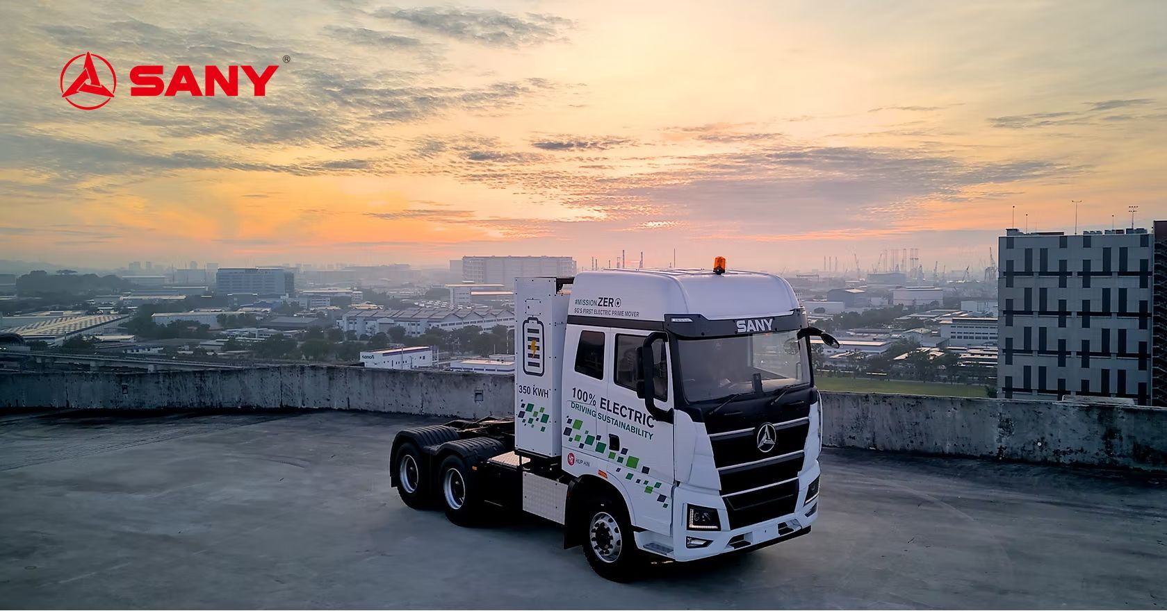 Một thành tựu mang tính bước ngoặt cho xe tải nặng điện SANY