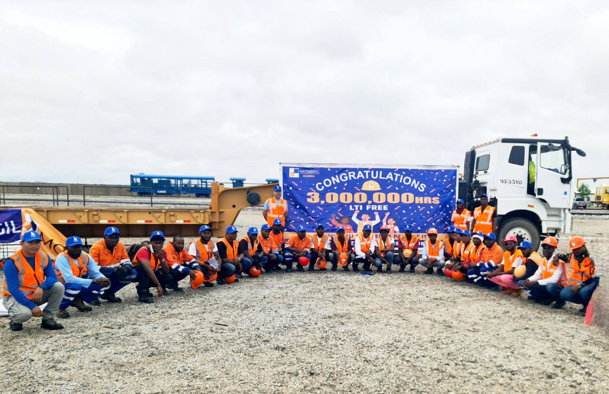 SANY TRUCK : Một thành tựu to lớn cho dự án Kano-Maradi—3 triệu giờ không có tổn thất mất thời gian lao động (LTI)! 👏