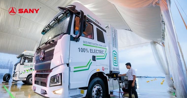 xe tải điện sany