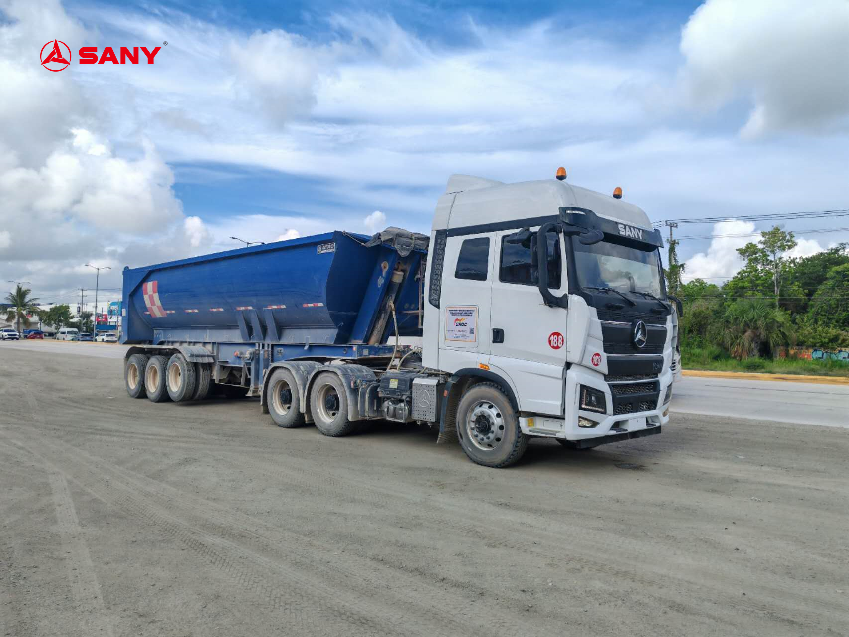 45 xe tải hạng nặng SANY Diesel cho thị trường Mexico!