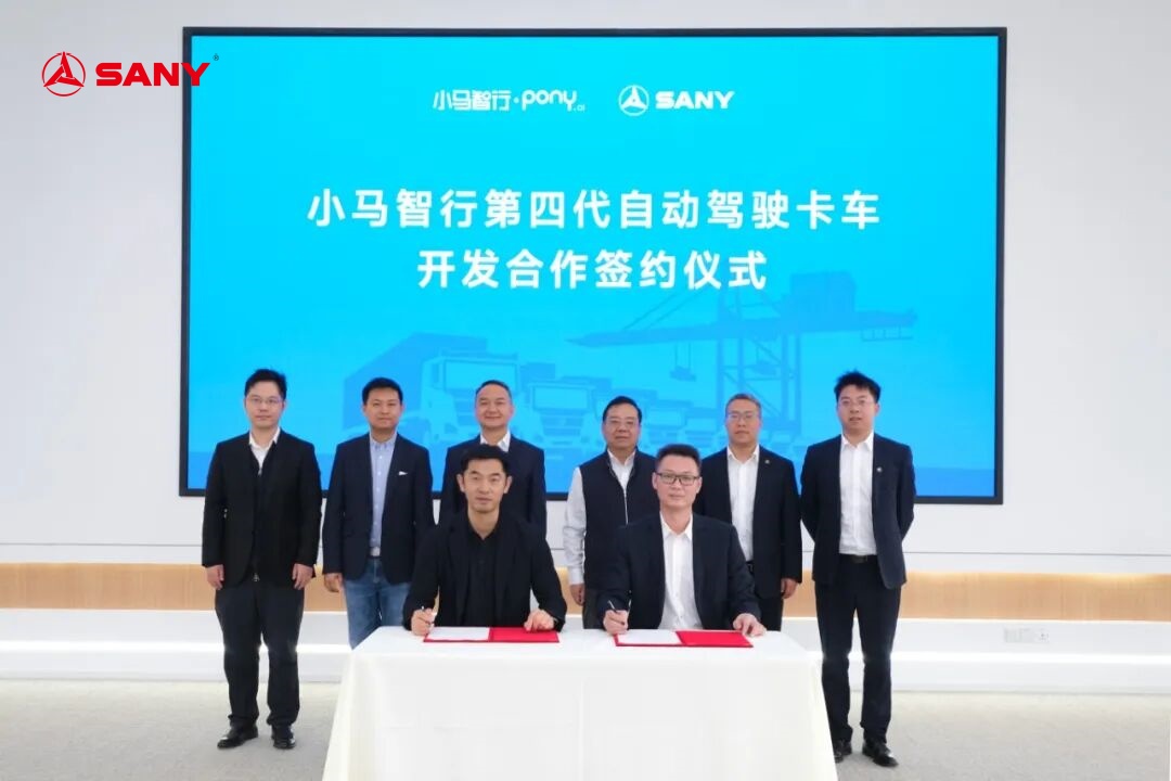 XE TẢI SANY và Pony.ai công bố xe tải tự lái thế hệ thứ tư