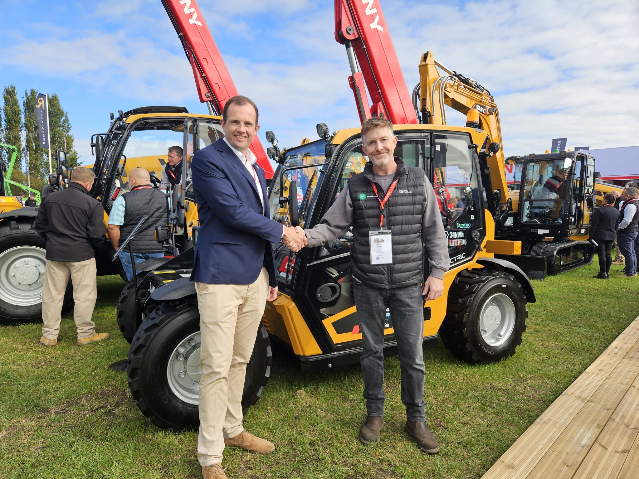 xe nâng điện sany