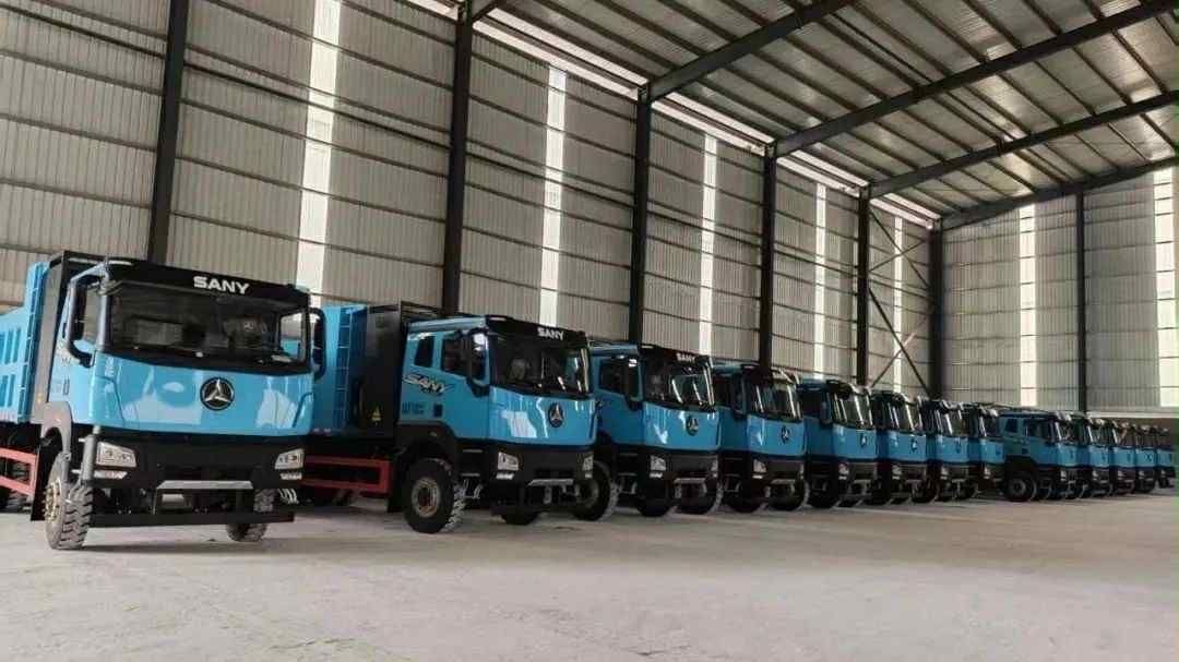 xe tải ben điện sany