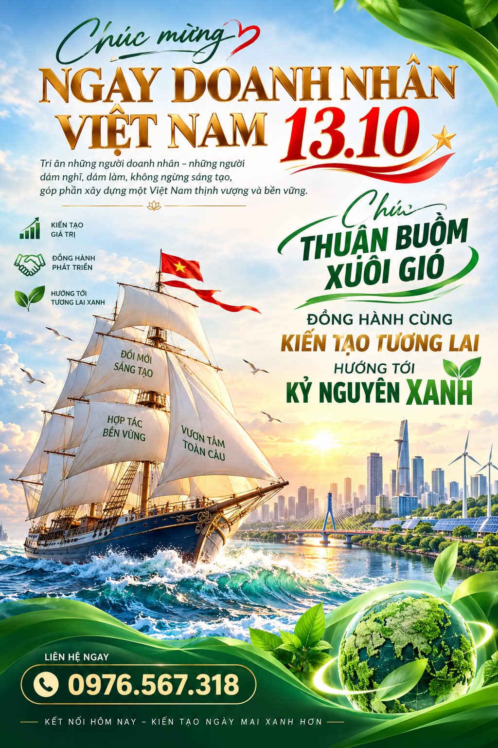 SANY - Chúc mừng ngày Doanh nhân Việt Nam 13.10.2026