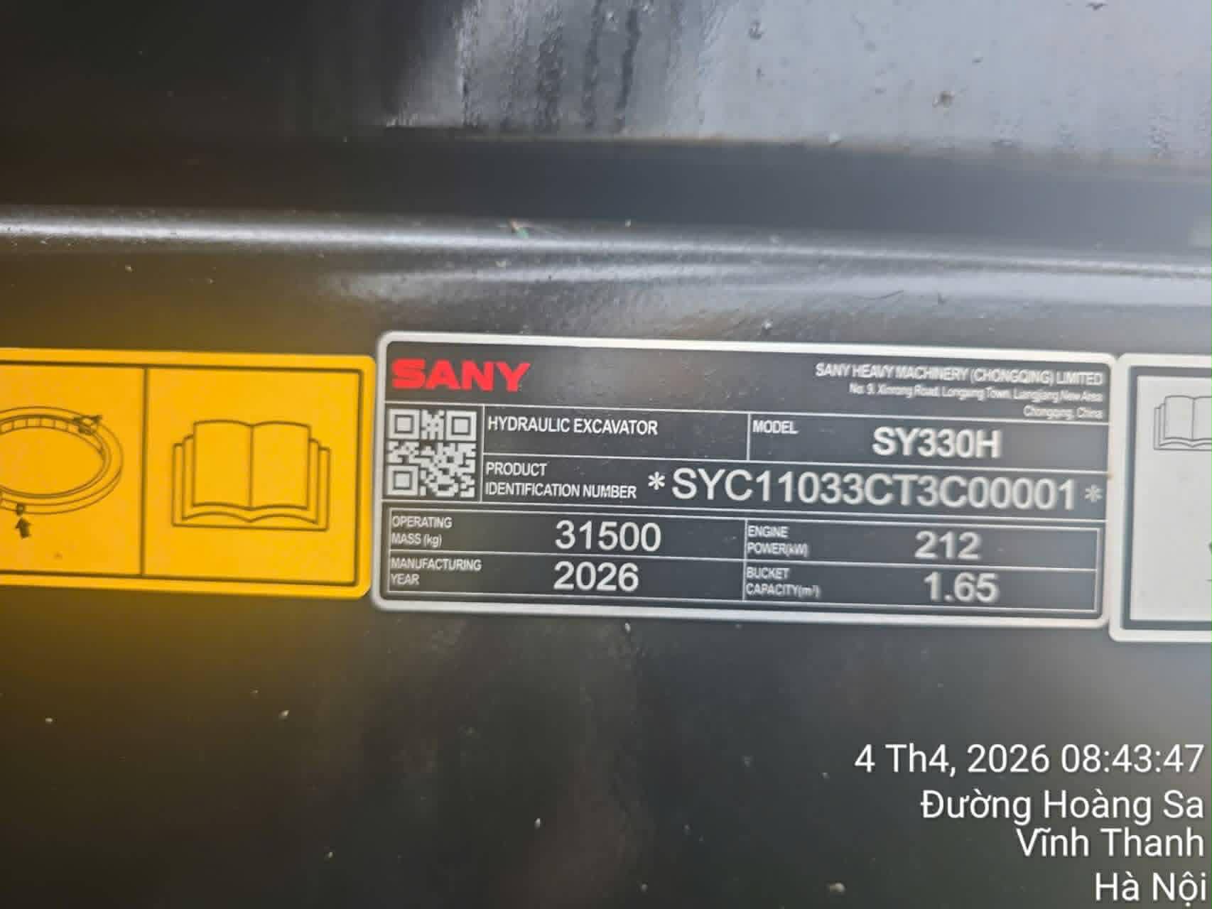máy xúc sany