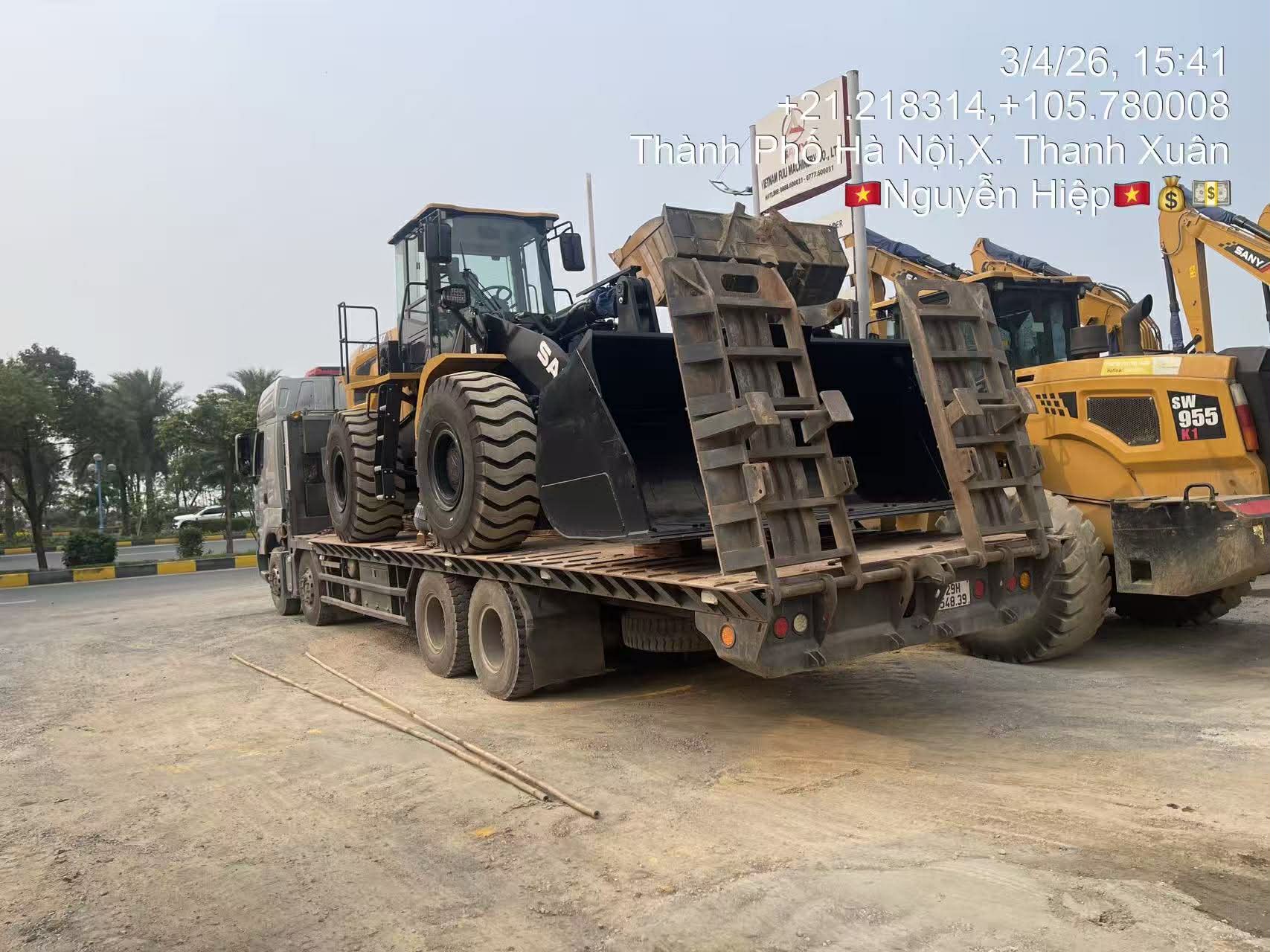 xúc lật sany