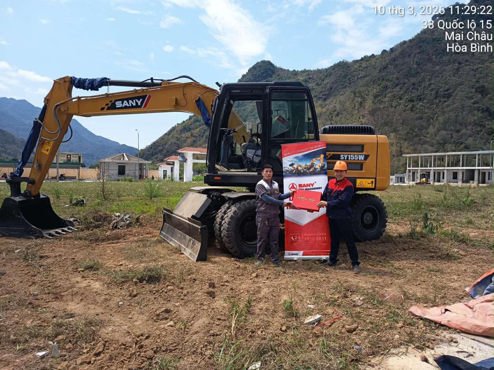 Tổng hợp giao máy xúc SANY tuần 2 tháng 3 năm 2026