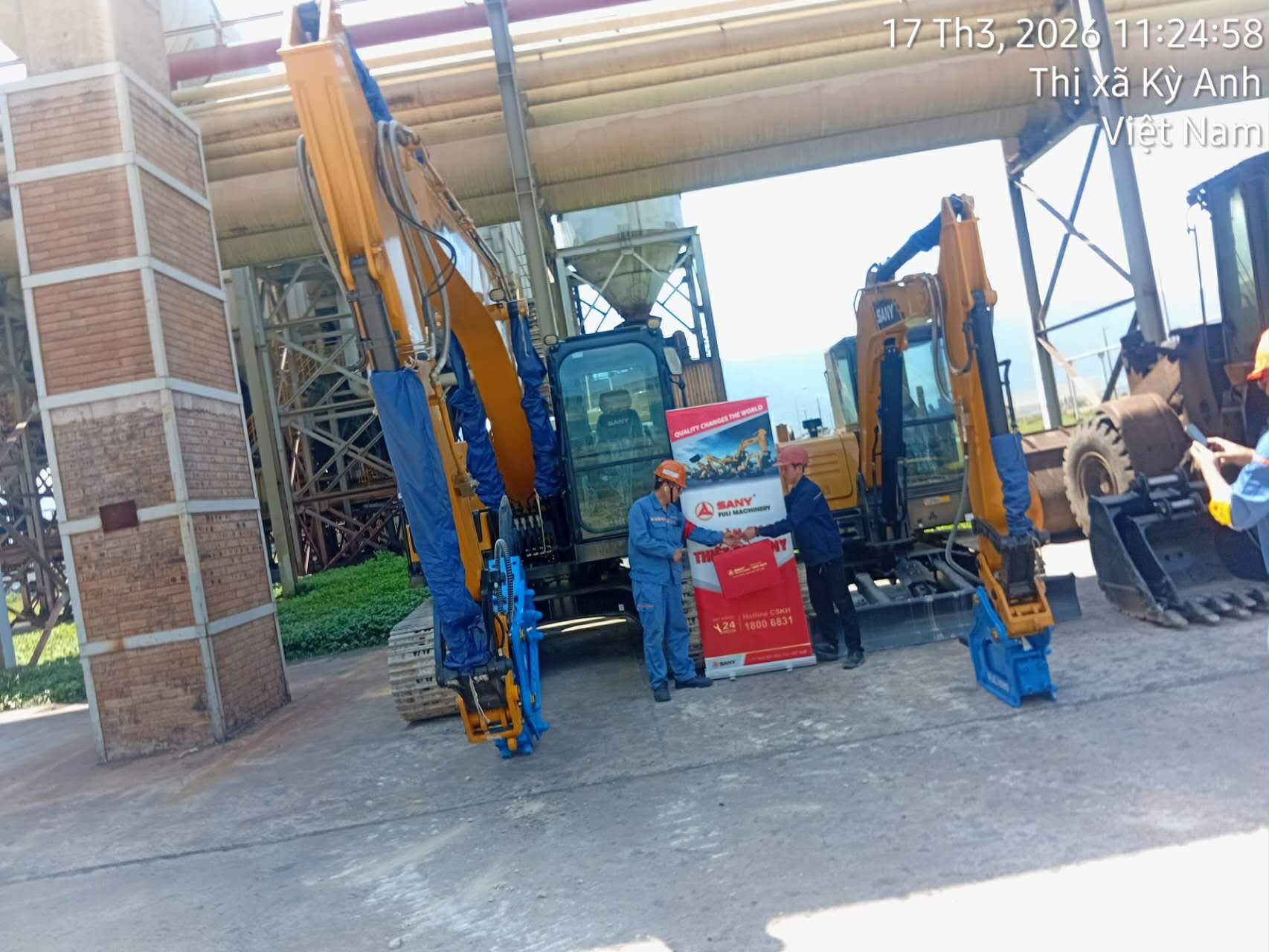Tổng hợp giao máy xúc SANY tuần cuối tháng 3-2026
