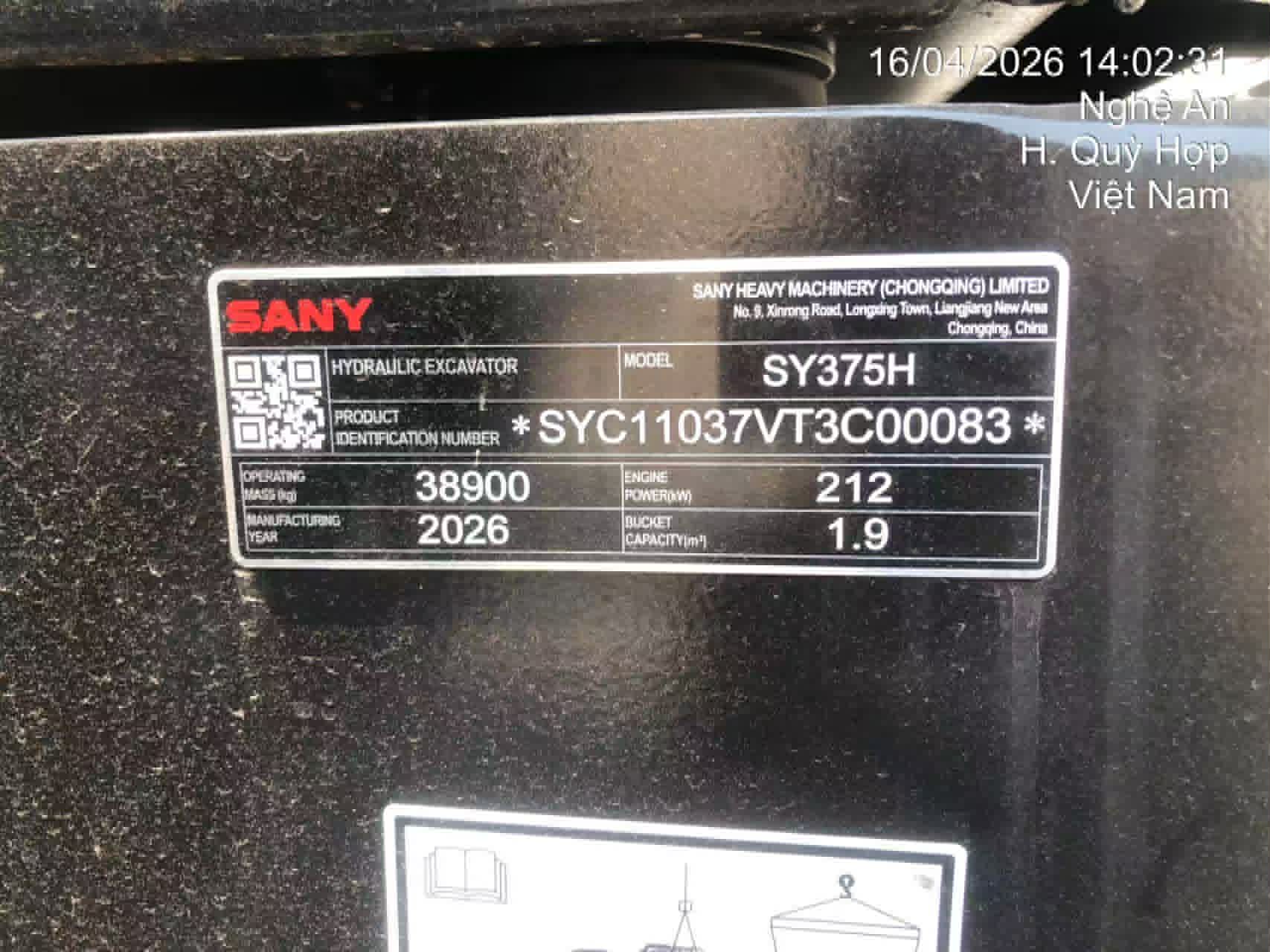 máy xúc sany
