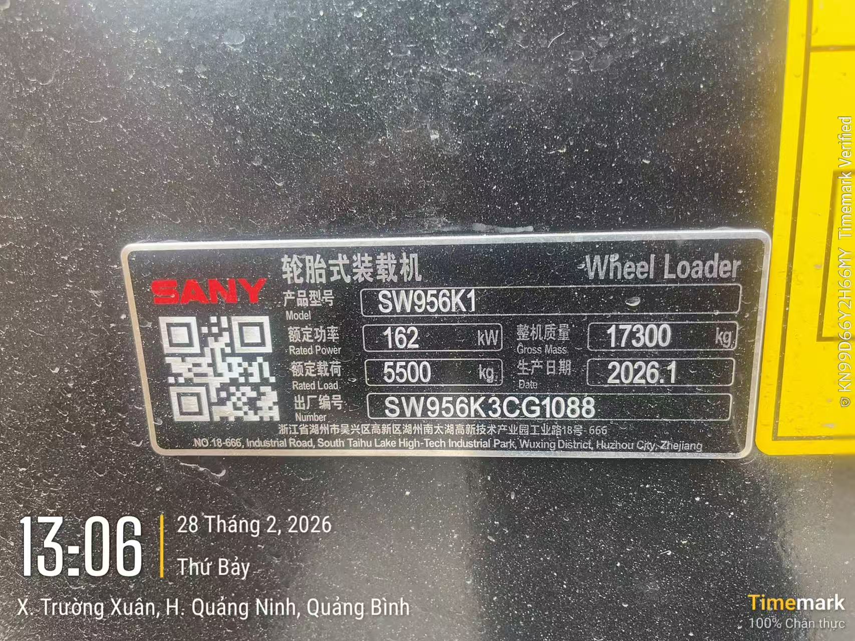 xúc lật sany