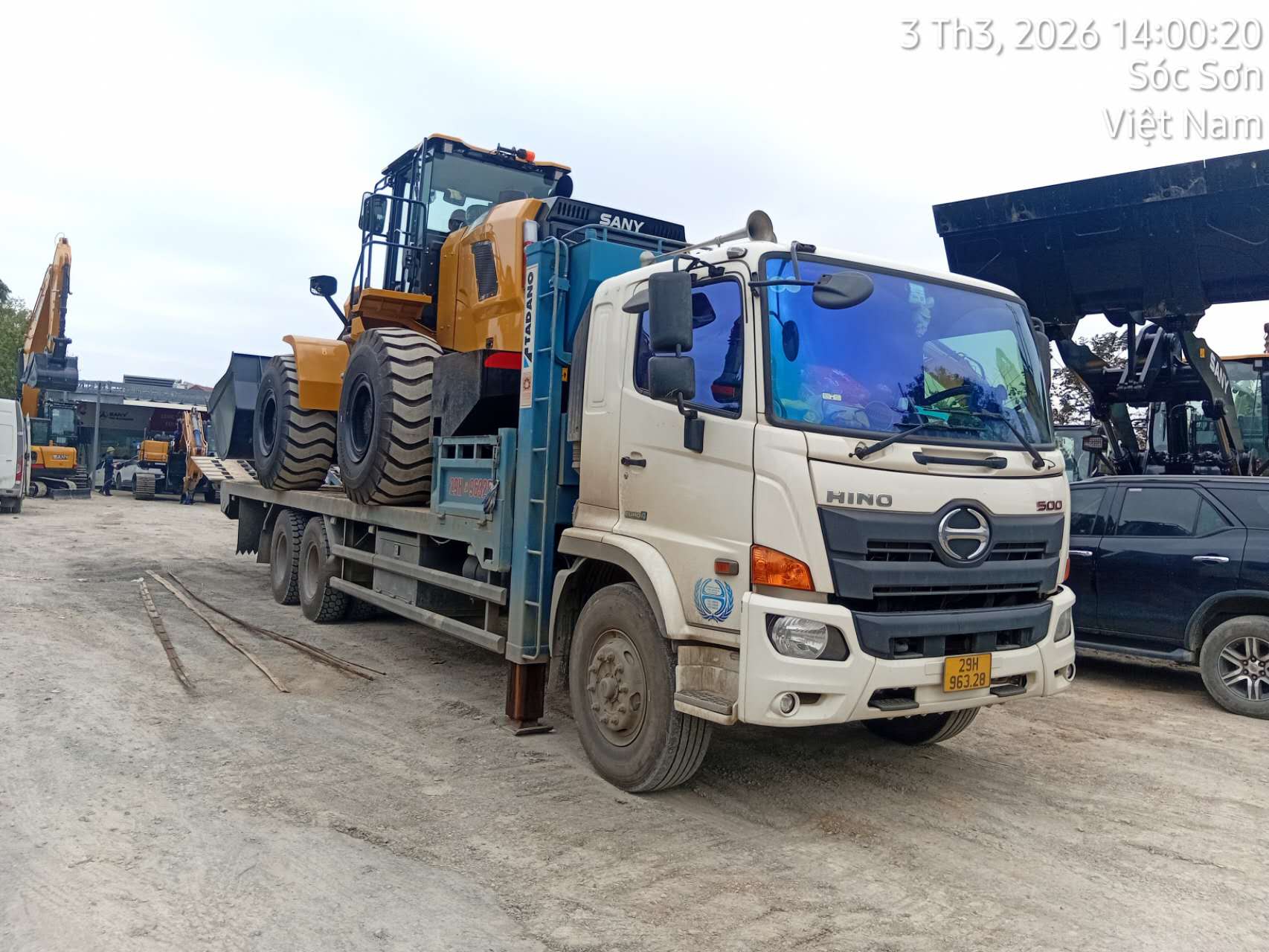 xúc lật sany