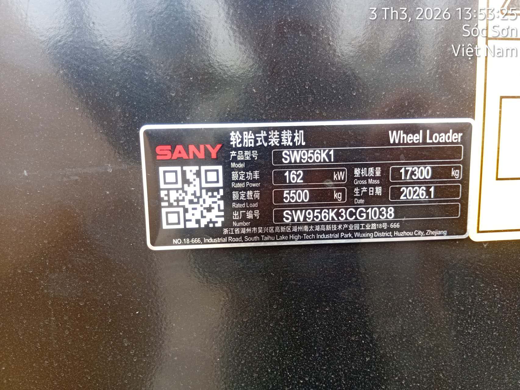 xúc lật sany